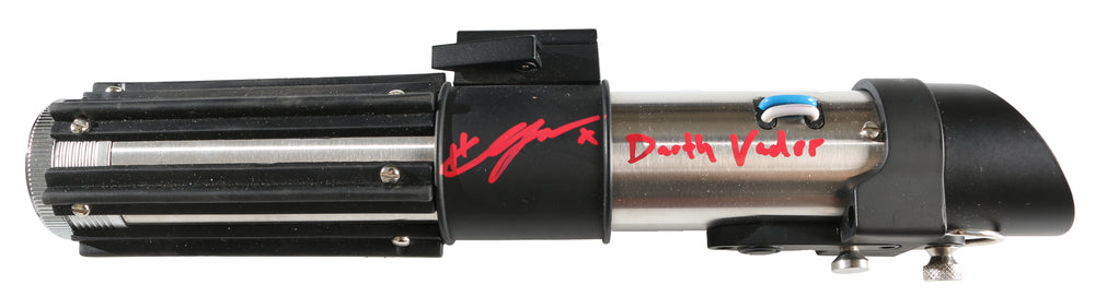 Anakin Skywalker / Dark Vader from Star Wars Disney Galaxy's Edge Prop Replica Lightsaber (JSA) Signed by Hayden Christensen with Character Name