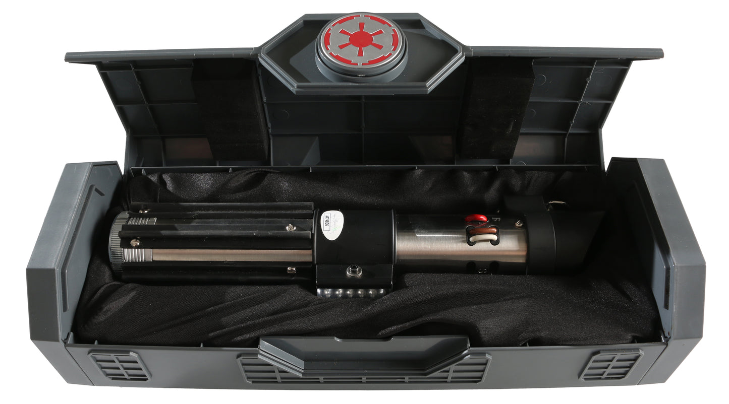 
                  
                    Anakin Skywalker / Dark Vader from Star Wars Disney Galaxy's Edge Prop Replica Lightsaber (JSA) Signed by Hayden Christensen with Character Name
                  
                