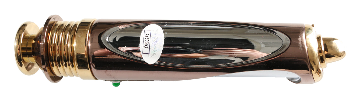 
                  
                    Emperor Palpatine / Darth Sidious from Star Wars Episode III: Revenge of the Sith Prop Replica Lightsaber by Argo Sabers (JSA) Signed by Ian McDiarmid with Character Name
                  
                