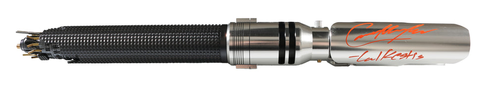 Cameron Monaghan from Star Wars Jedi: Fallen Order Prop Replica Lightsaber (JSA) Signed by Cameron Monaghan with Character Name