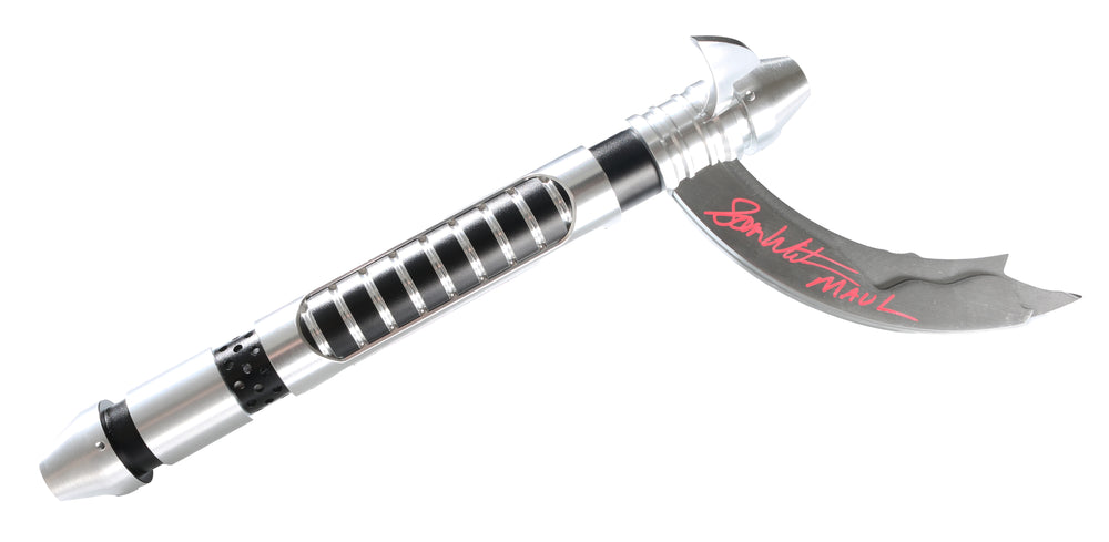 Darth Maul from Star Wars: The Clone Wars & Rebels Prop Replica Lightsaber Signed by Sam Witwer with Character Name