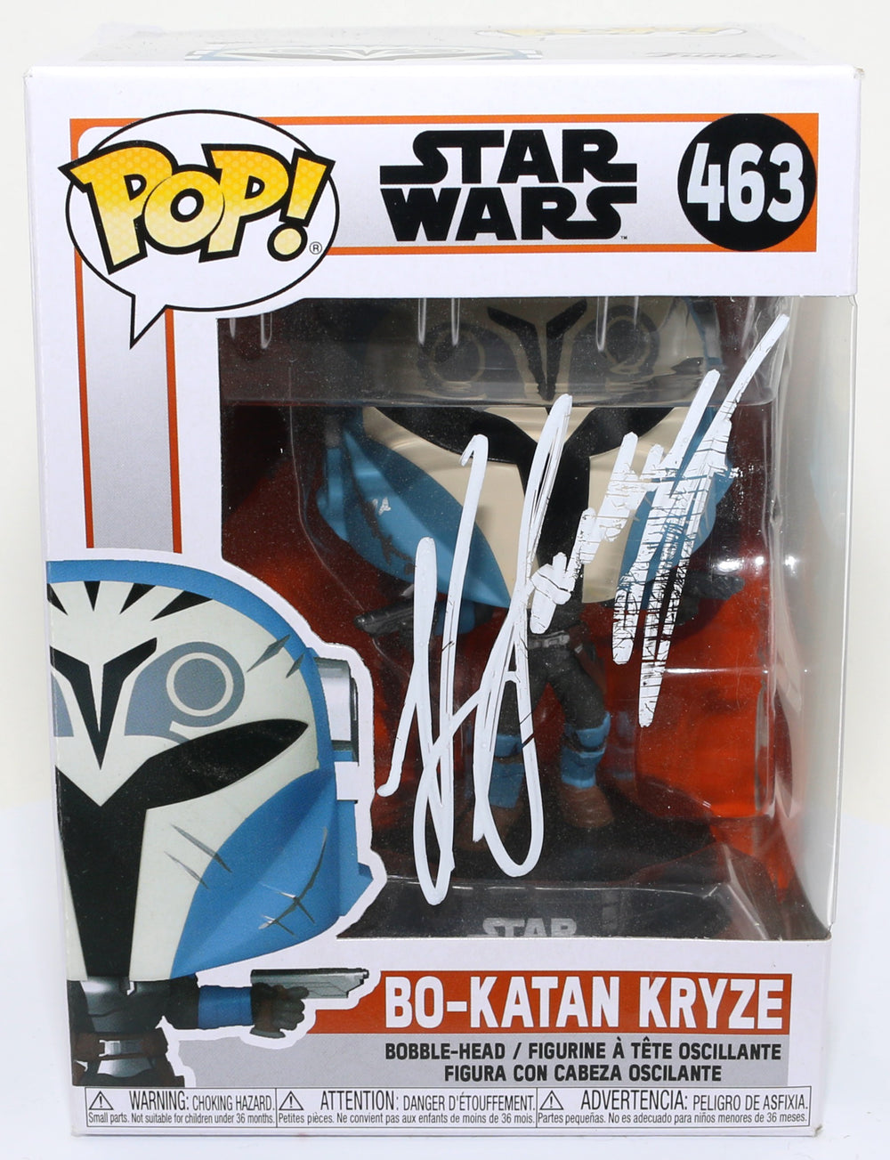 Katee Sackhoff as Bo-Katan Kryze in Star Wars: The Mandalorian (SWAU Authenticated) Signed Funko POP! #463