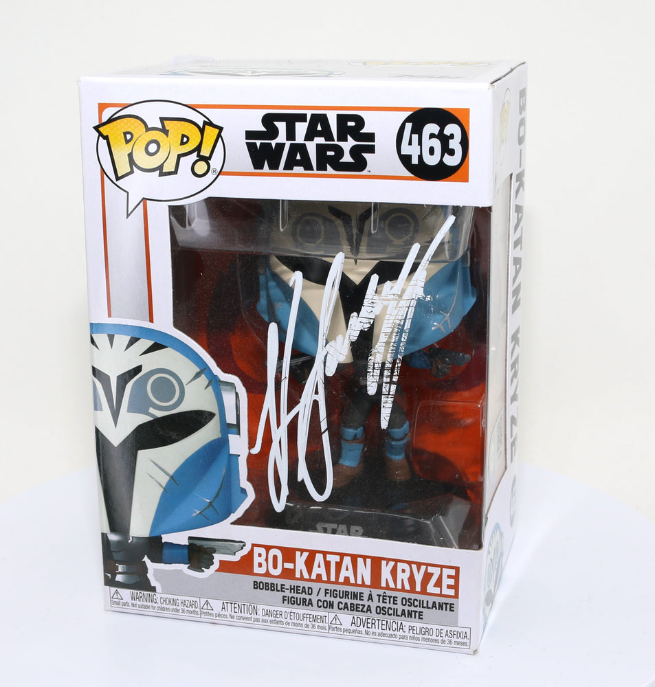
                  
                    Katee Sackhoff as Bo-Katan Kryze in Star Wars: The Mandalorian (SWAU Authenticated) Signed Funko POP! #463
                  
                