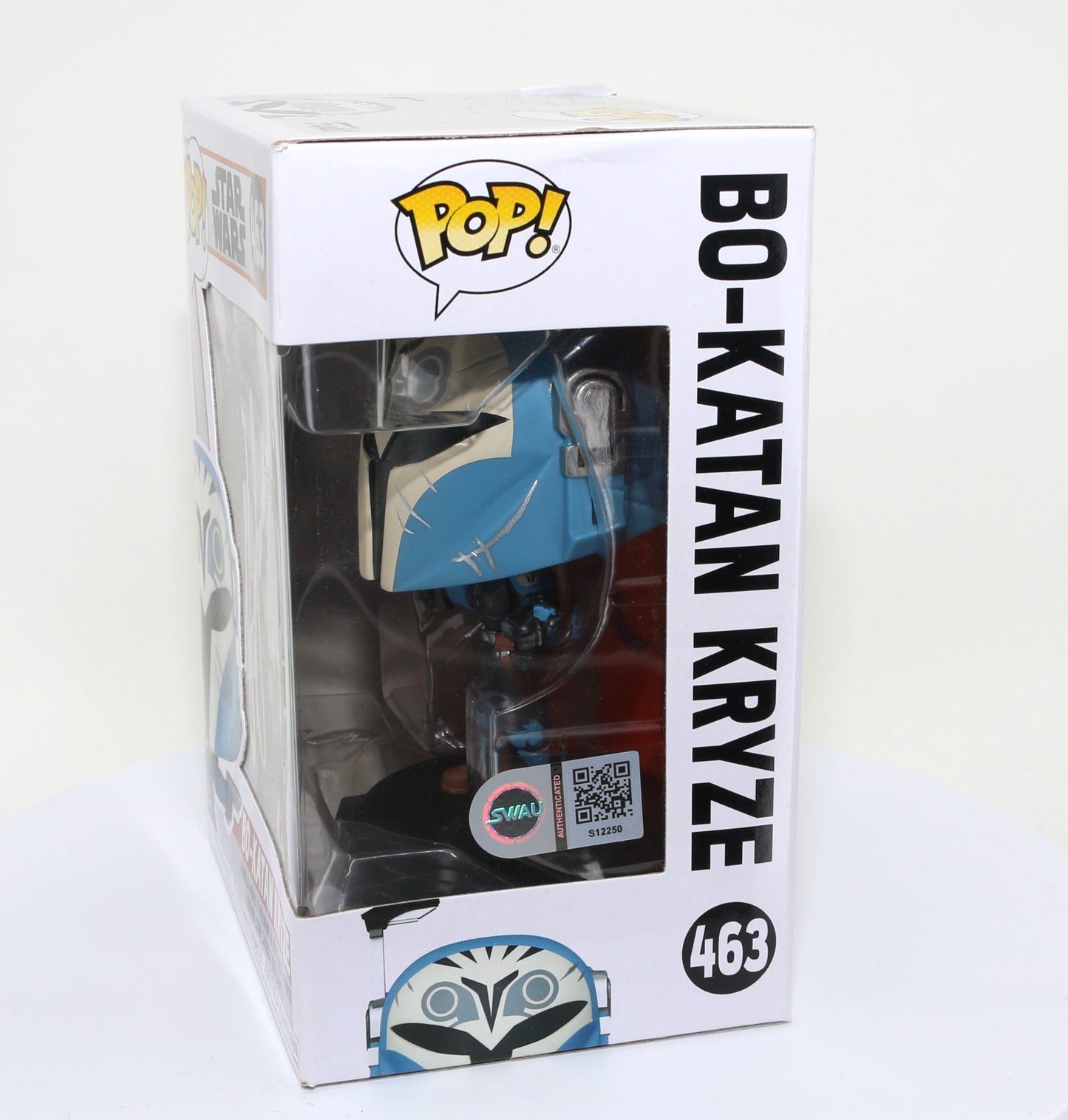 
                  
                    Katee Sackhoff as Bo-Katan Kryze in Star Wars: The Mandalorian (SWAU Authenticated) Signed Funko POP! #463
                  
                