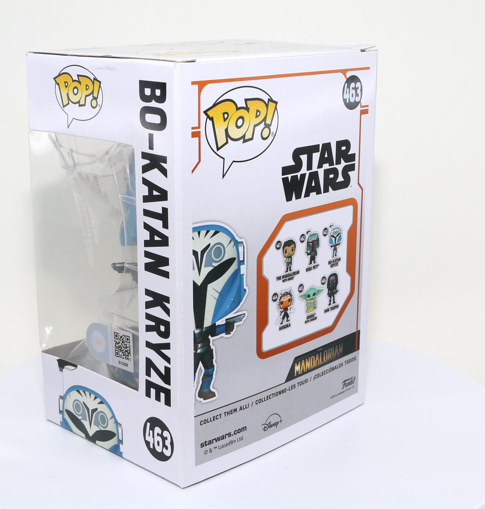 
                  
                    Katee Sackhoff as Bo-Katan Kryze in Star Wars: The Mandalorian (SWAU Authenticated) Signed Funko POP! #463
                  
                