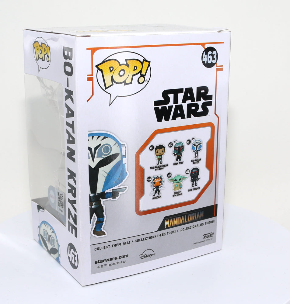 
                  
                    Katee Sackhoff as Bo-Katan Kryze in Star Wars: The Mandalorian (SWAU Authenticated) Signed Funko POP! #463
                  
                