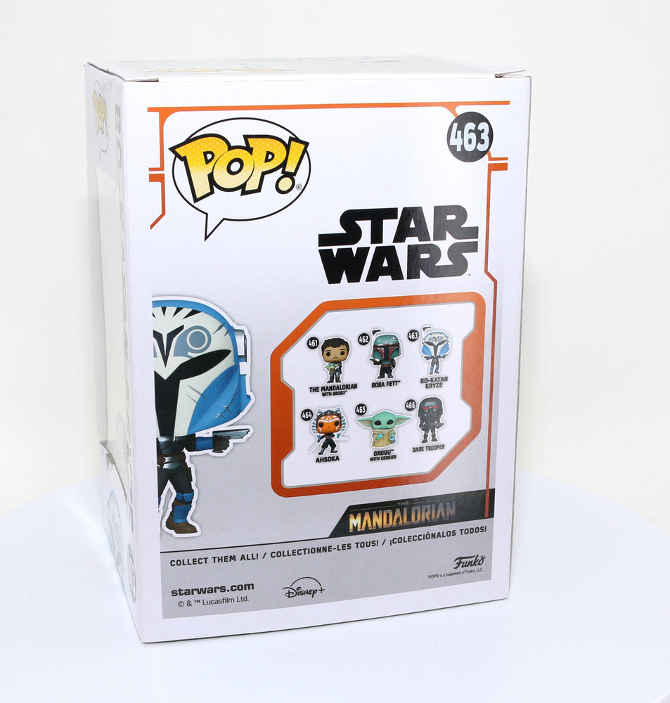 
                  
                    Katee Sackhoff as Bo-Katan Kryze in Star Wars: The Mandalorian (SWAU Authenticated) Signed Funko POP! #463
                  
                