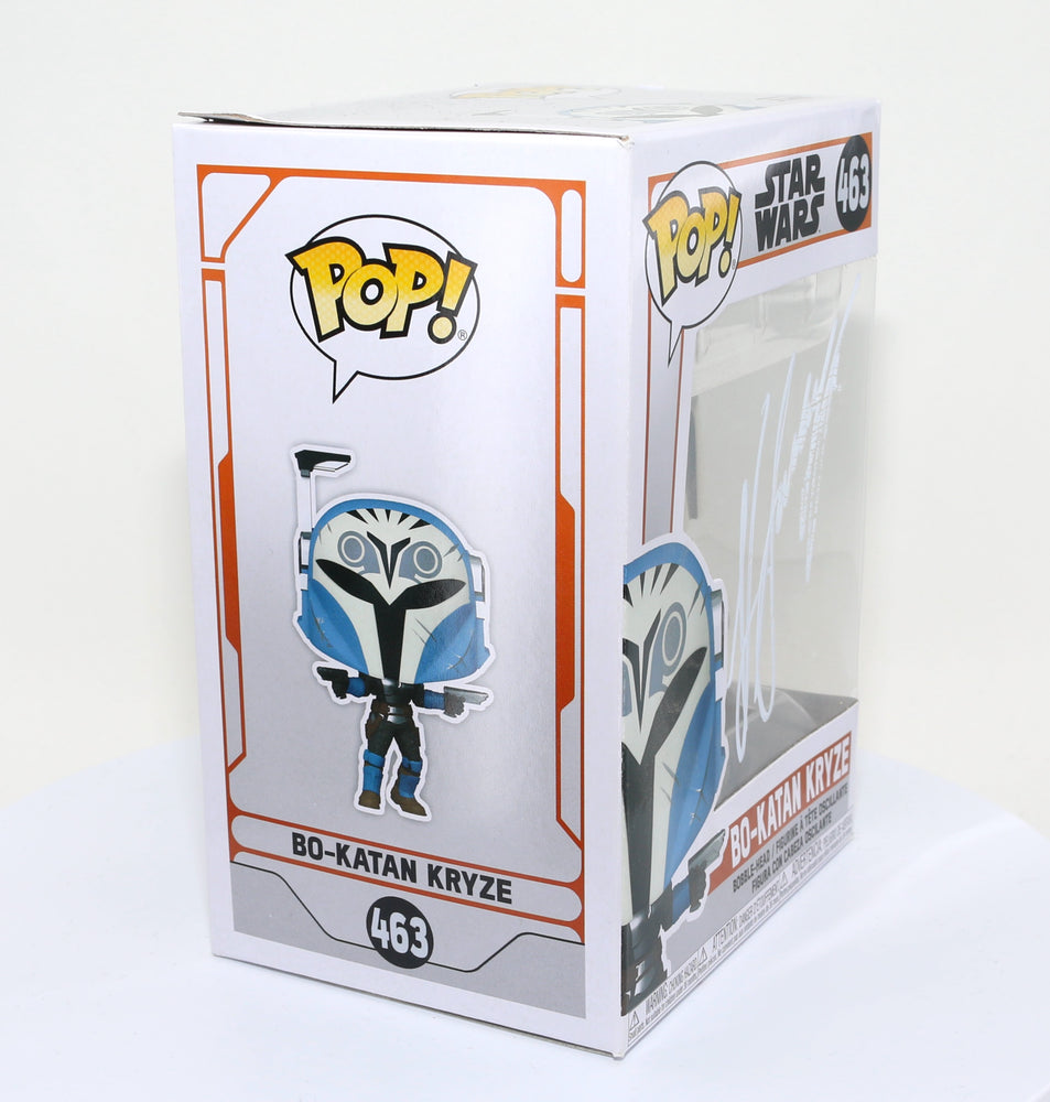 
                  
                    Katee Sackhoff as Bo-Katan Kryze in Star Wars: The Mandalorian (SWAU Authenticated) Signed Funko POP! #463
                  
                