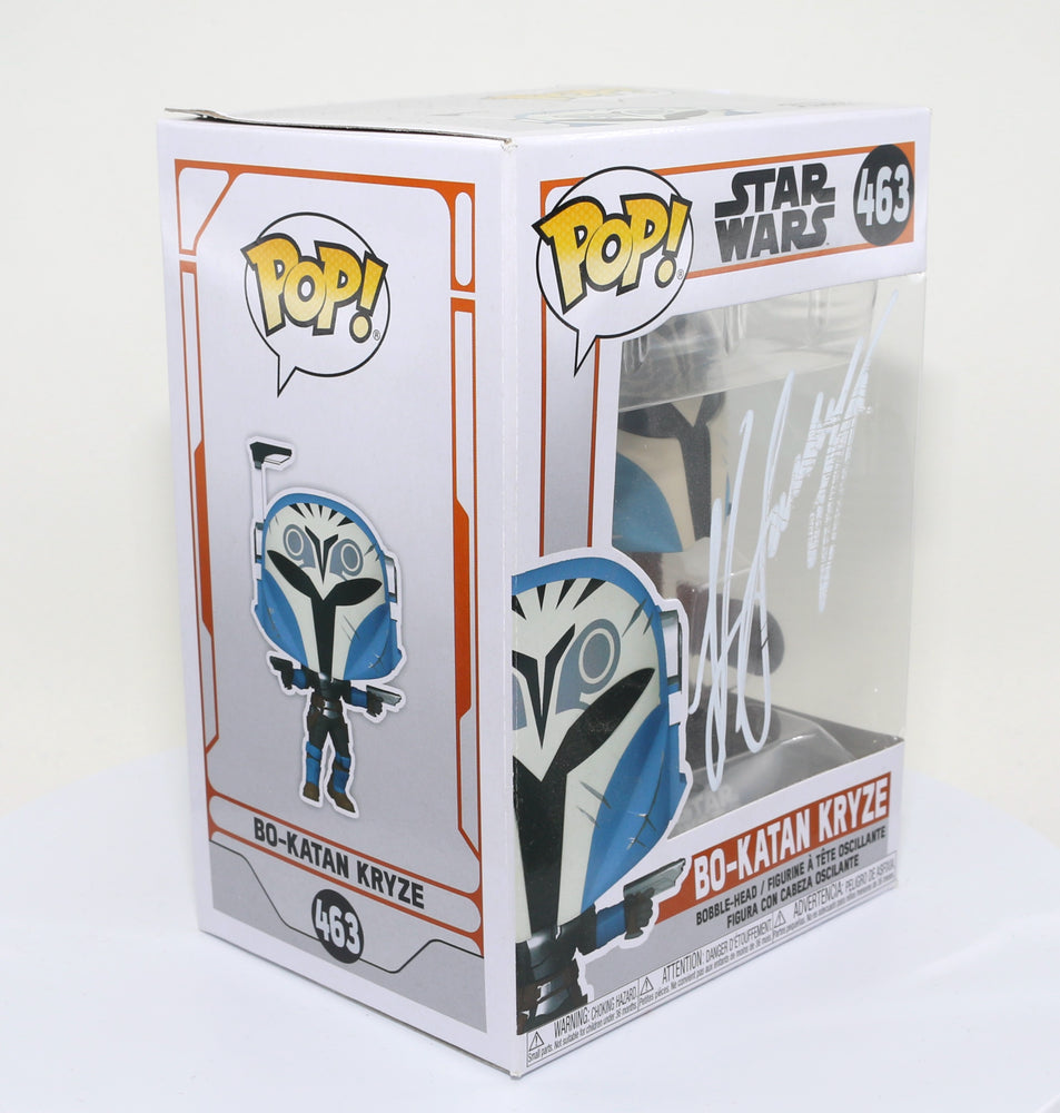 
                  
                    Katee Sackhoff as Bo-Katan Kryze in Star Wars: The Mandalorian (SWAU Authenticated) Signed Funko POP! #463
                  
                