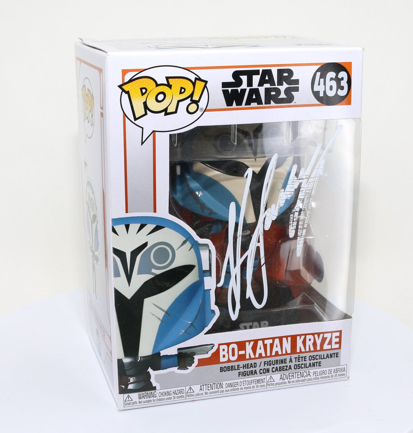 
                  
                    Katee Sackhoff as Bo-Katan Kryze in Star Wars: The Mandalorian (SWAU Authenticated) Signed Funko POP! #463
                  
                