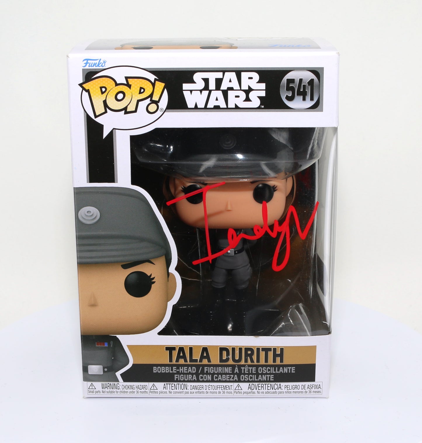 
                  
                    Indira Varma as Tala Durith in Star Wars: Obi-Wan Kenobi (SWAU) Signed Funko POP! #541
                  
                