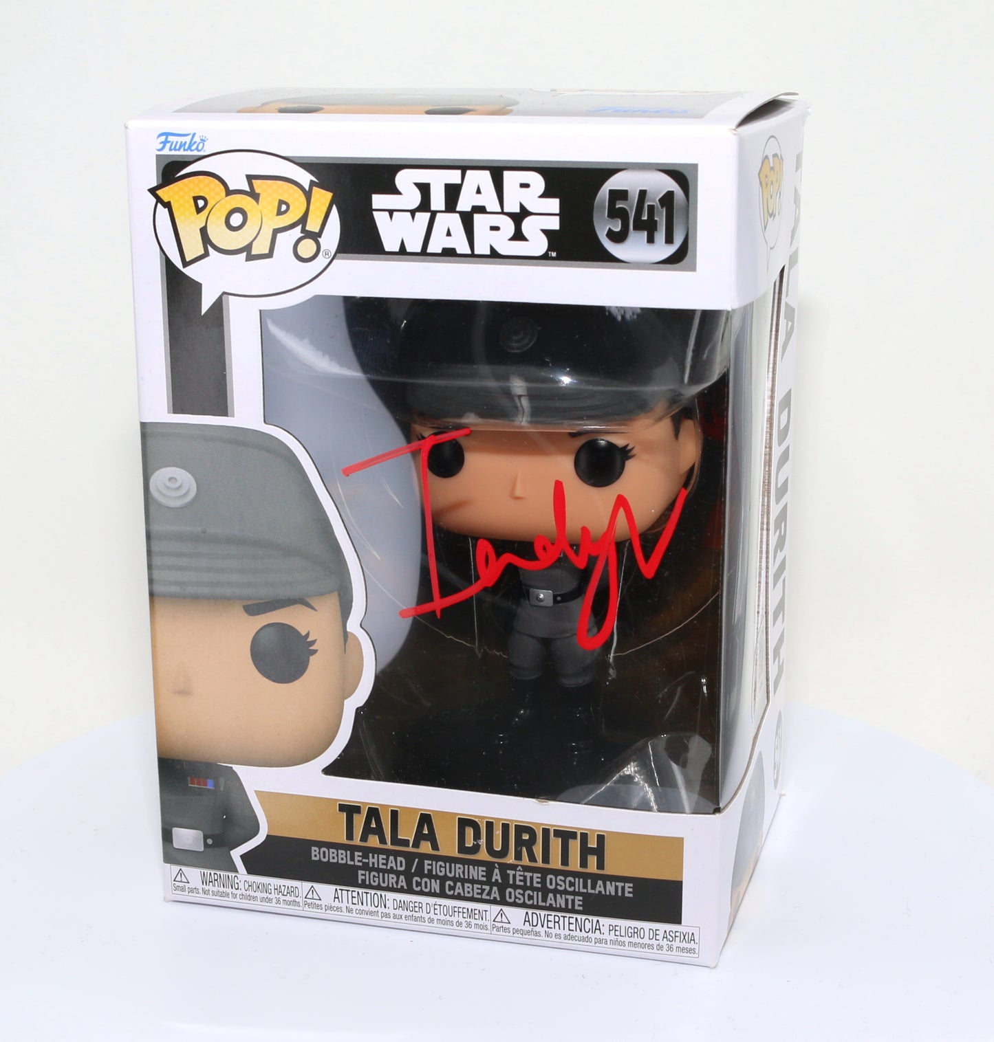
                  
                    Indira Varma as Tala Durith in Star Wars: Obi-Wan Kenobi (SWAU) Signed Funko POP! #541
                  
                