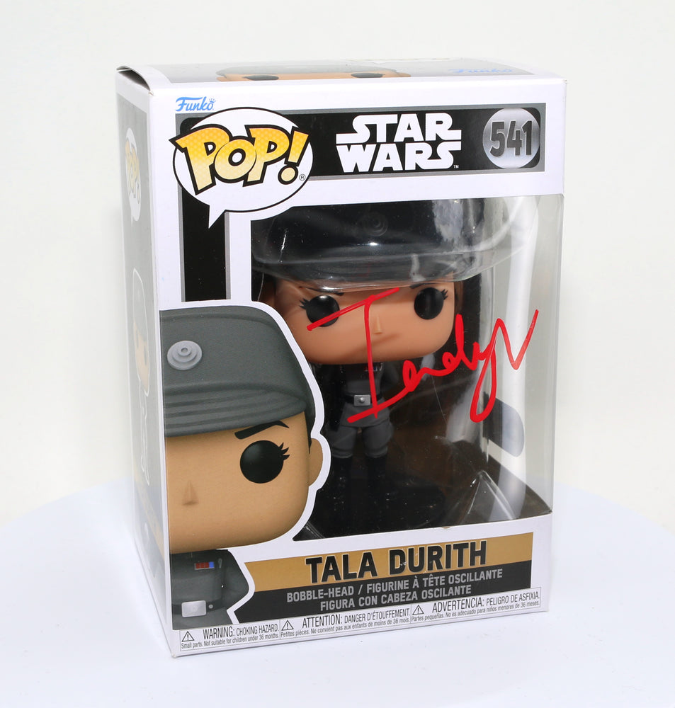 
                  
                    Indira Varma as Tala Durith in Star Wars: Obi-Wan Kenobi (SWAU) Signed Funko POP! #541
                  
                