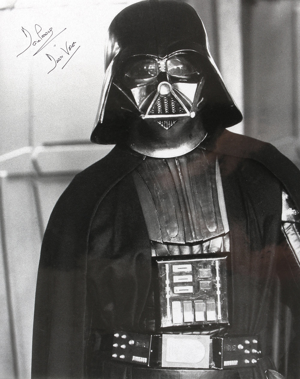 Dave Prowse as Darth Vader in Star Wars: Return of the Jedi Signed 24x30 Poster with Character Name
