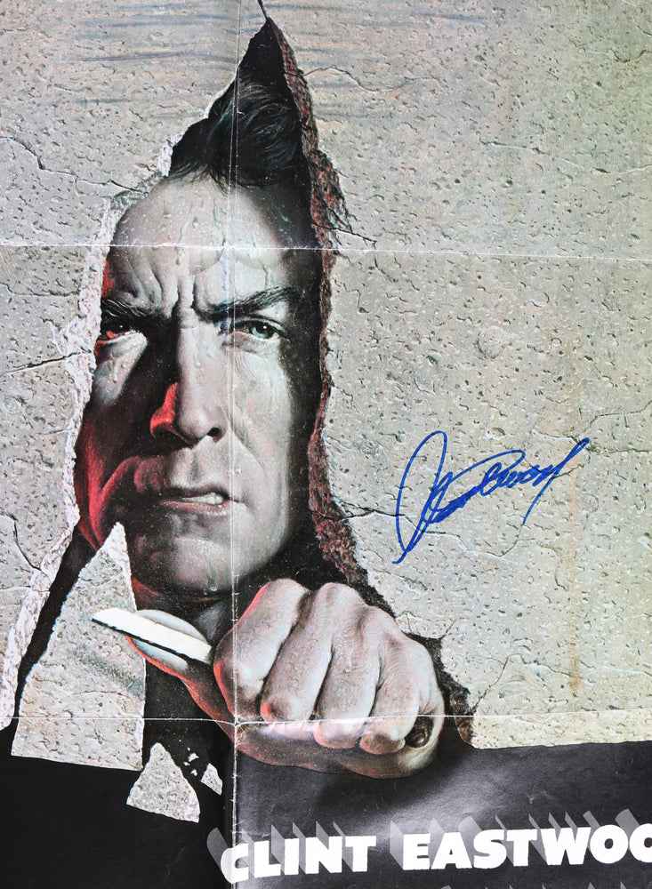 
                  
                    Clint Eastwood as Frank Morris in Escape from Alcatraz Signed 27x41 Folded Poster
                  
                