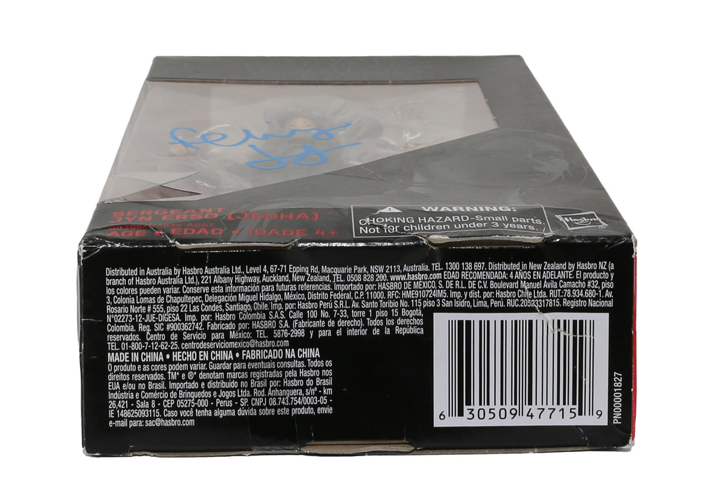 
                  
                    Felicity Jones as Jyn Erso from Star Wars: Rogue One (SWAU Authenticated) Black Series Figure Signed
                  
                