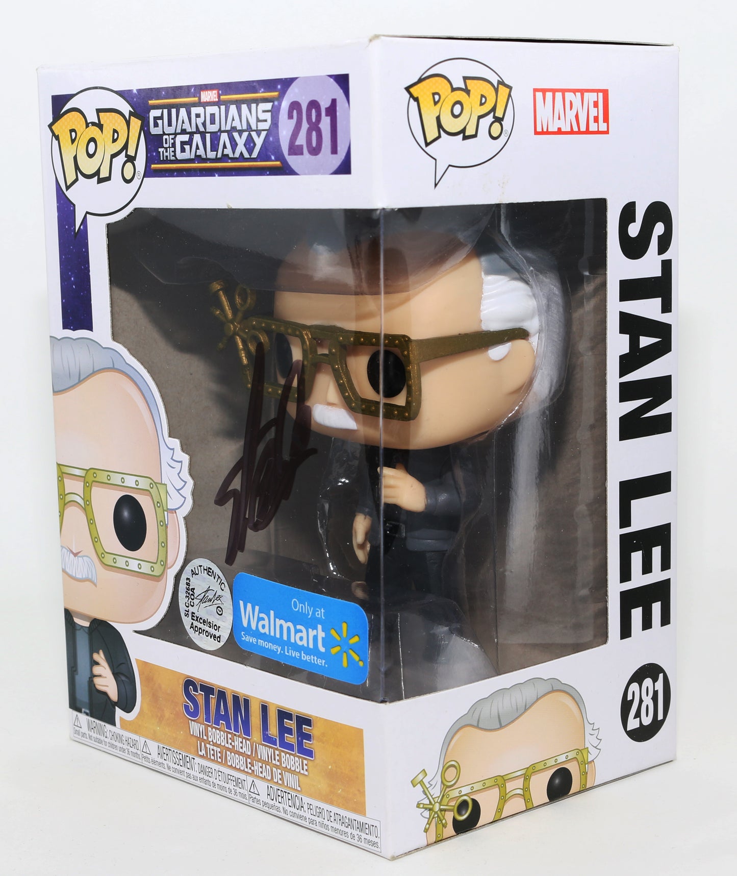 
                  
                    Stan Lee as Watcher Informant in Guardians of the Galaxy Walmart Exclusive Signed Funko POP! #281
                  
                