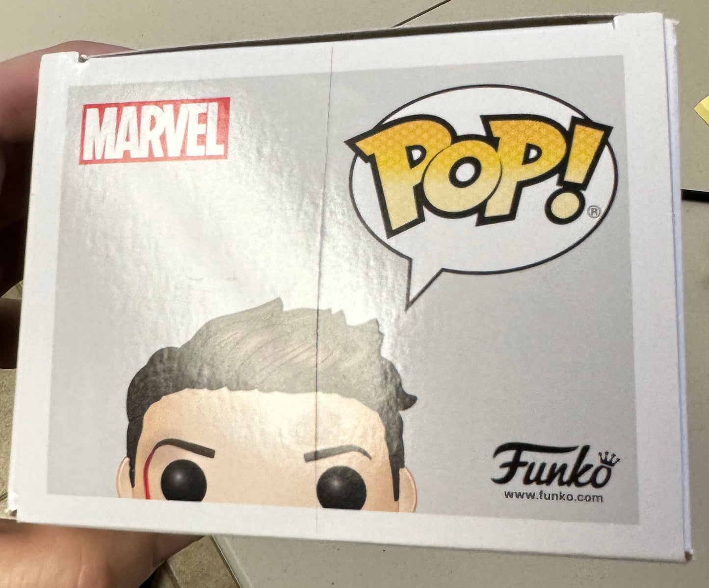 
                  
                    Robert Downey Jr. as Iron Man in Marvel's Avengers: Endgame Signed POP! Funko
                  
                