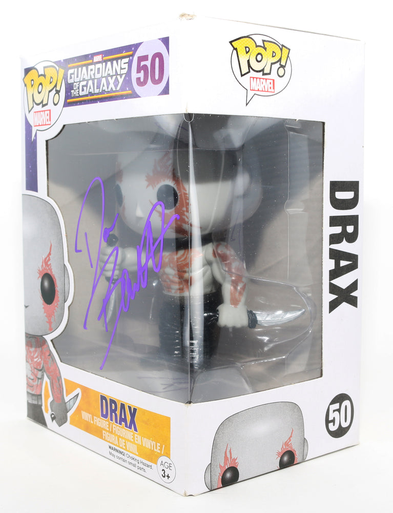 
                  
                    Dave Bautista as Drax in Guardians of the Galaxy Signed Funko POP! #50
                  
                
