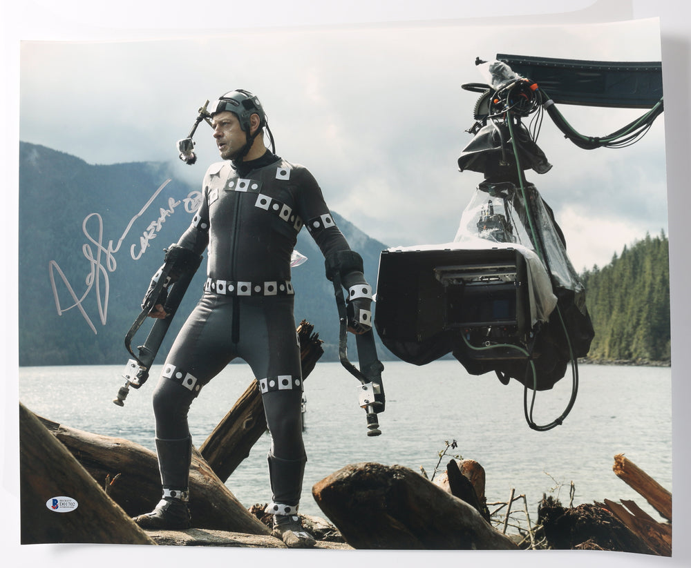 Andy Serkis as Caesar in Planet of the Apes Signed 16x20 Photo with Character Name