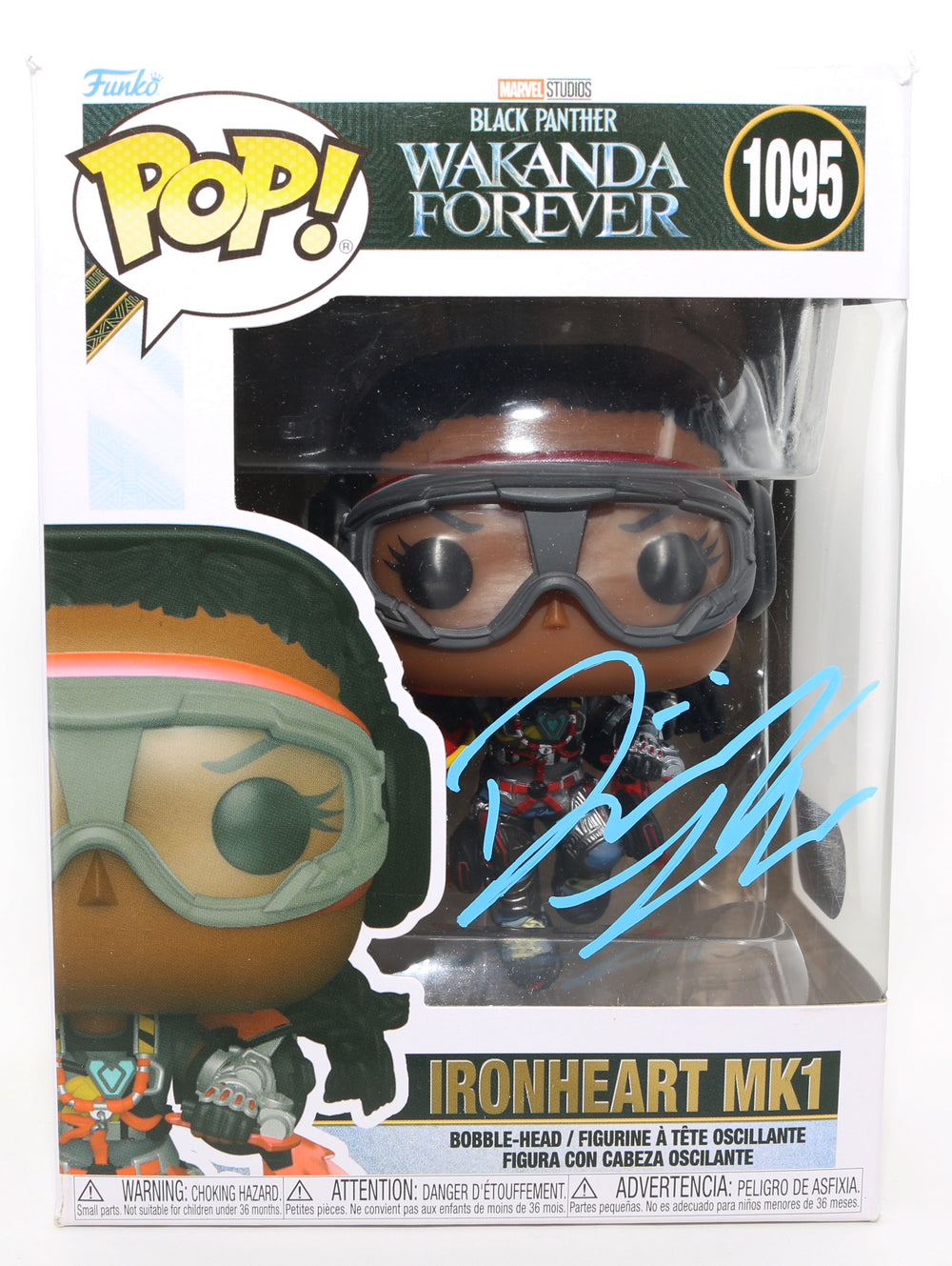Dominique Thorne as Riri Williams / Ironheart in Black Panther: Wakanda Forever (SWAU) Signed Funko POP! #1095