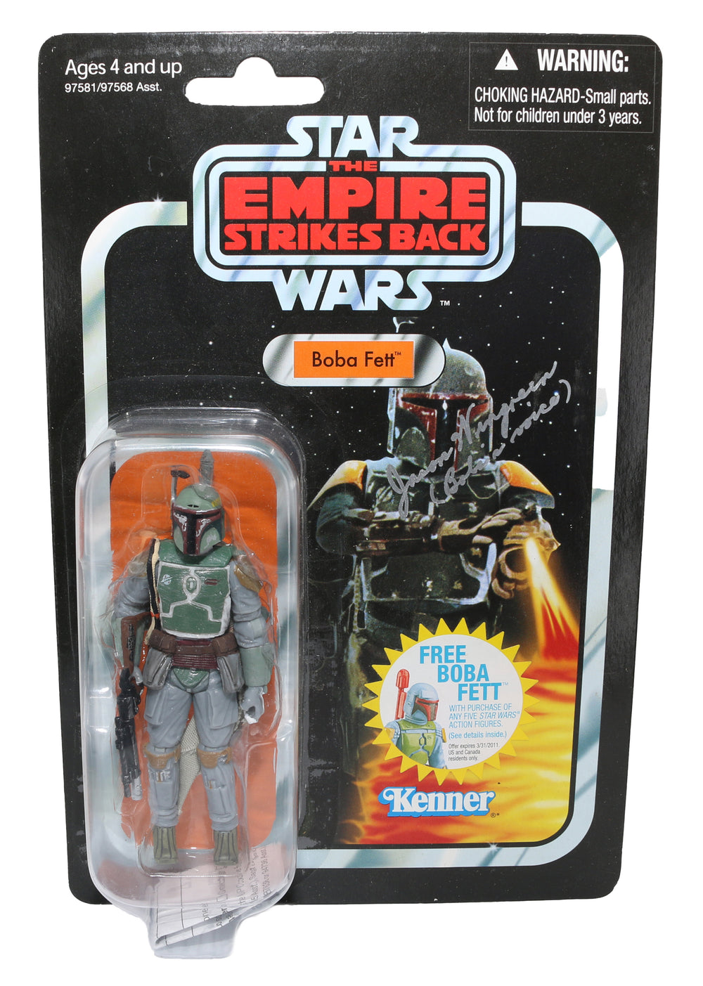 Jason Wingreen as Boba Fett in Star Wars: The Empire Strikes Back Signed Action Figure