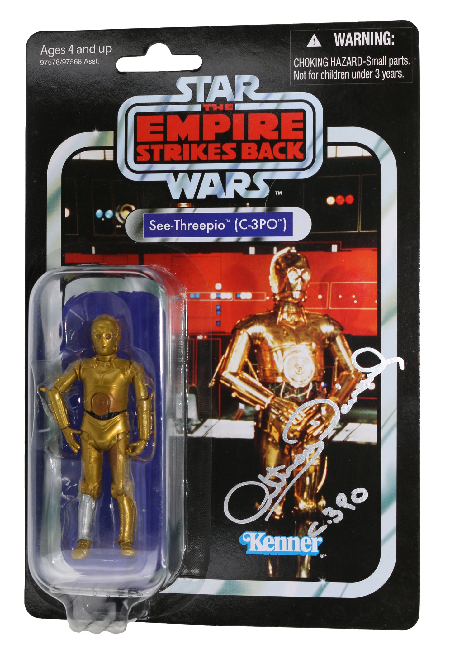 
                  
                    Anthony Daniels as C-3PO in Star Wars: The Empire Strikes Back (Kenner Hasbro The Vintage Collection) Action Figure
                  
                