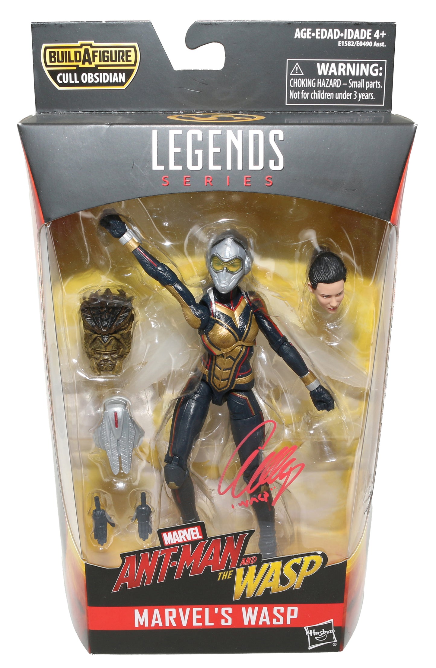 
                  
                    Evangeline Lilly as The Wasp in Avengers: Endgame Signed Hasbro Legends Series Action Figure with Character Name
                  
                