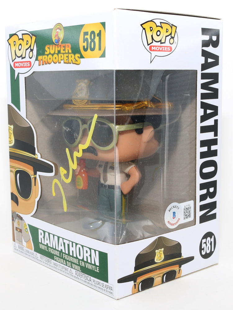 
                  
                    Jay Chandrasekhar as Arcot "Thorny" Ramathorn (Beckett) Signed Funko POP! #581
                  
                