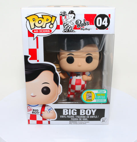 Big Boy from Bob's Big Boy 2016 San Diego Comic Con Exclusive Limited to 480 Pieces Funko POP! #04 - Grail