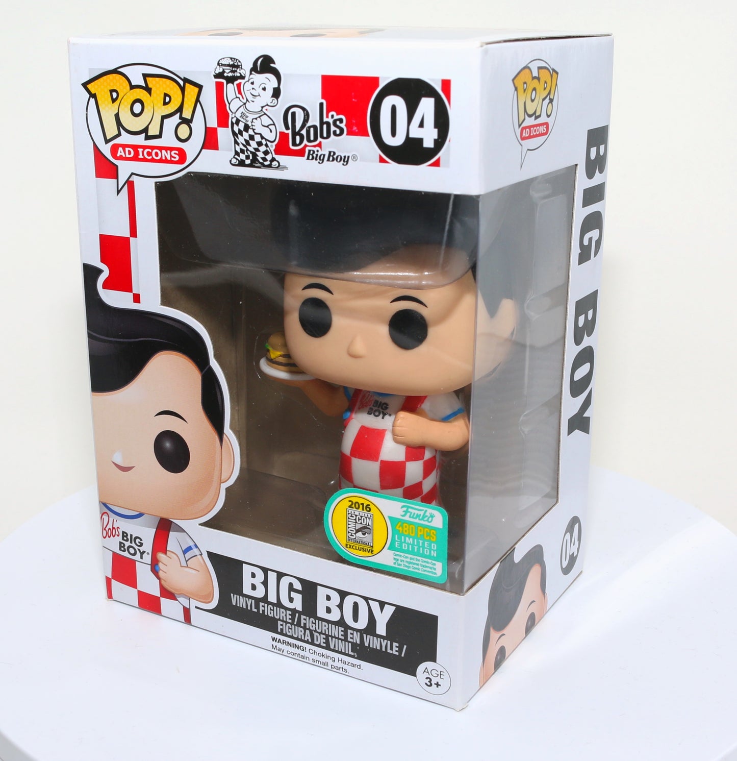 
                  
                    Big Boy from Bob's Big Boy 2016 San Diego Comic Con Exclusive Limited to 480 Pieces Funko POP! #04 - Grail
                  
                