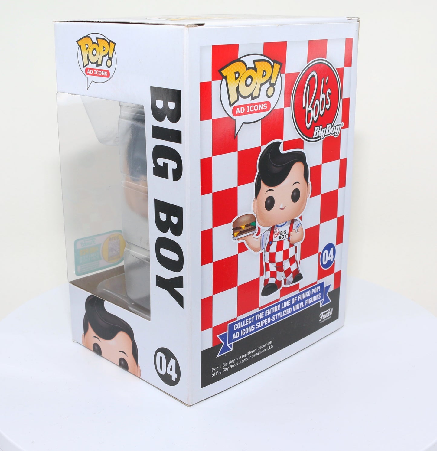 
                  
                    Big Boy from Bob's Big Boy 2016 San Diego Comic Con Exclusive Limited to 480 Pieces Funko POP! #04 - Grail
                  
                