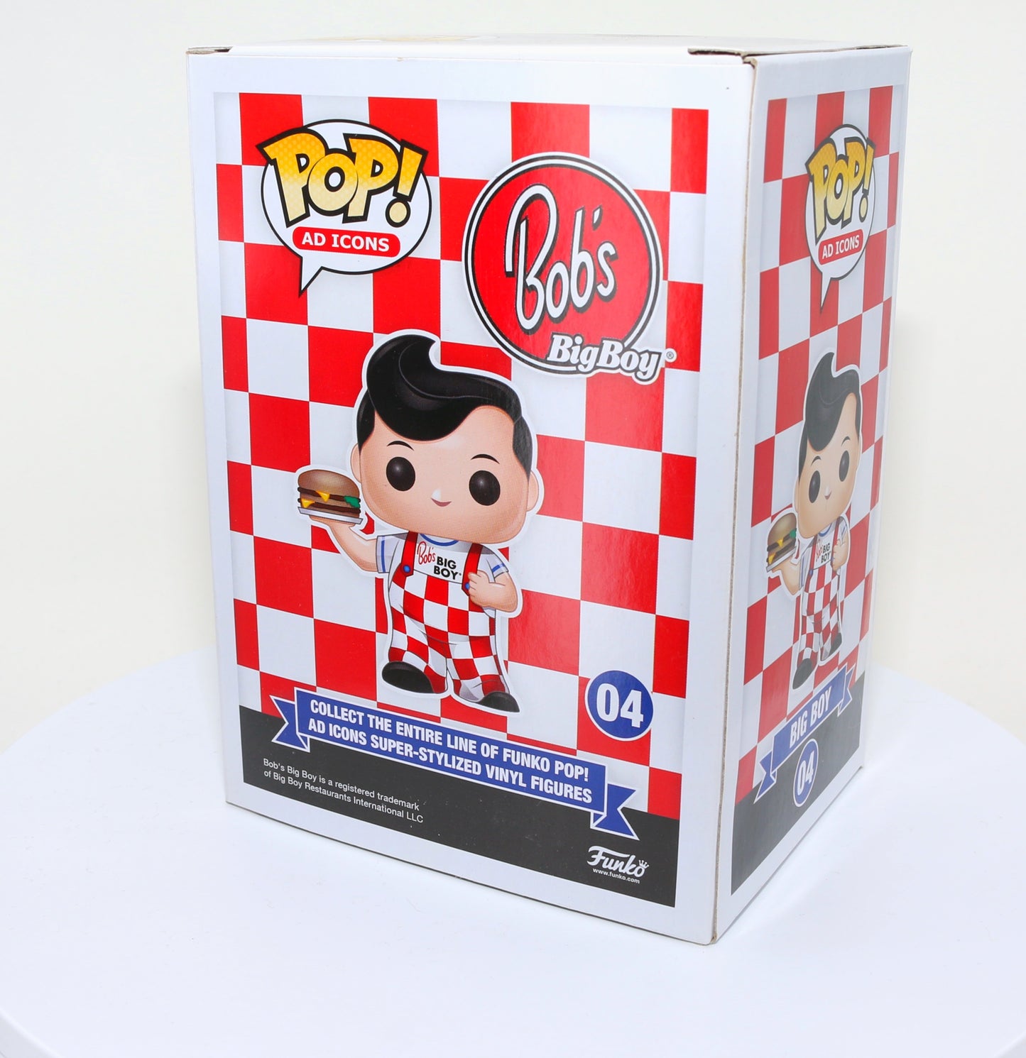 
                  
                    Big Boy from Bob's Big Boy 2016 San Diego Comic Con Exclusive Limited to 480 Pieces Funko POP! #04 - Grail
                  
                