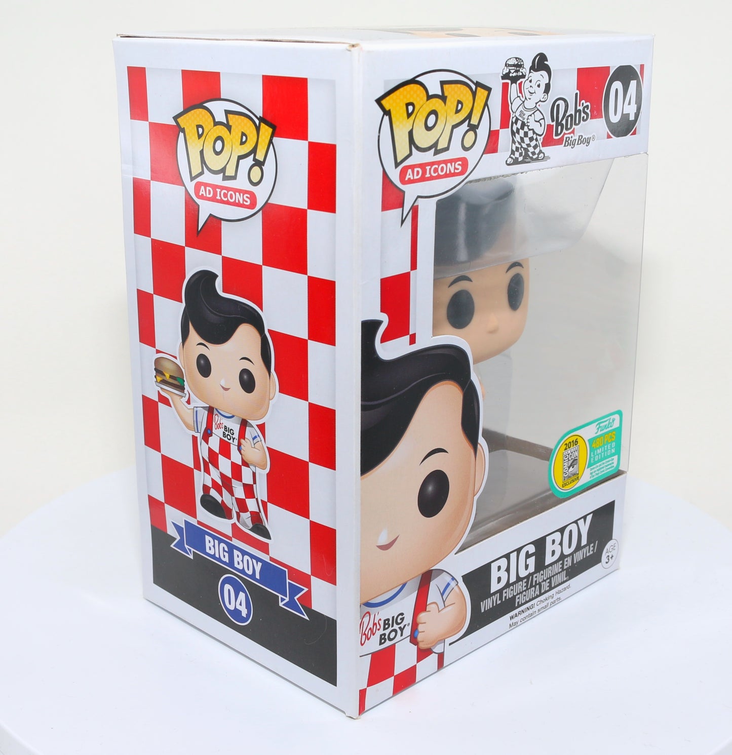 
                  
                    Big Boy from Bob's Big Boy 2016 San Diego Comic Con Exclusive Limited to 480 Pieces Funko POP! #04 - Grail
                  
                