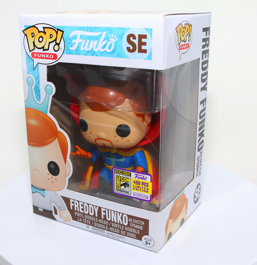 Freddy Funko as Doctor Strange 2017 San Diego Comic Con Freddy Funko as Doctor Strange 2017 San Diego Comic Con