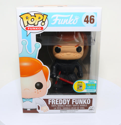 Freddy Funko as Kylo Ren From Star Wars 2016 San Diego Comic Con Exclusive Limited to 400 Pieces Funko POP! #46 - Grail