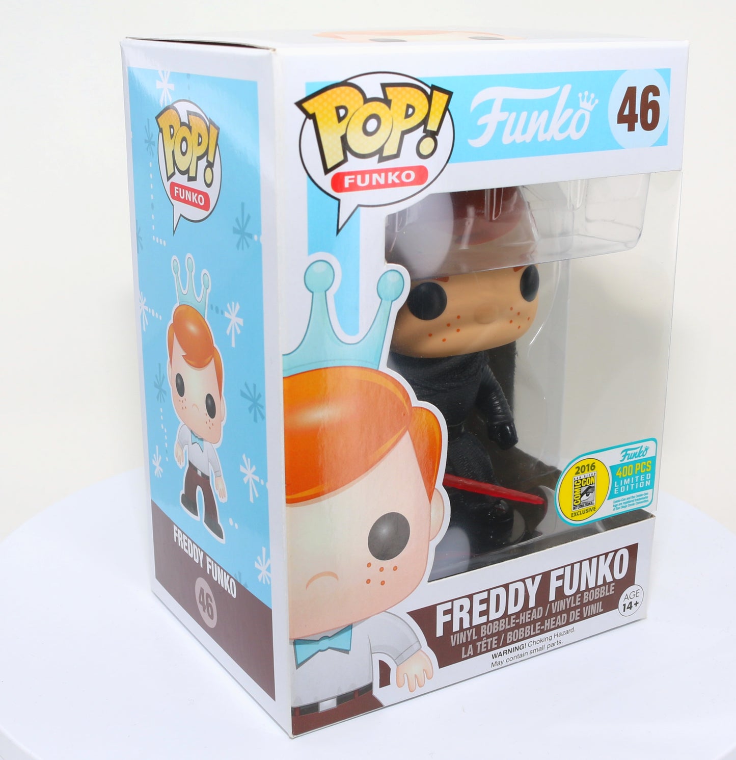 
                  
                    Freddy Funko as Kylo Ren From Star Wars 2016 San Diego Comic Con Exclusive Limited to 400 Pieces Funko POP! #46 - Grail
                  
                