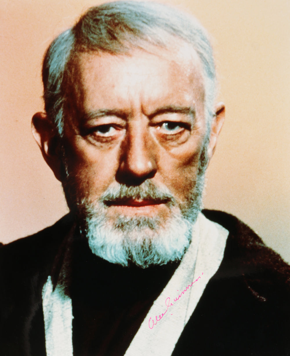 Alec Guinness as Obi-Wan Kenobi in Star Wars: A New Hope Signed 8x10 Photo