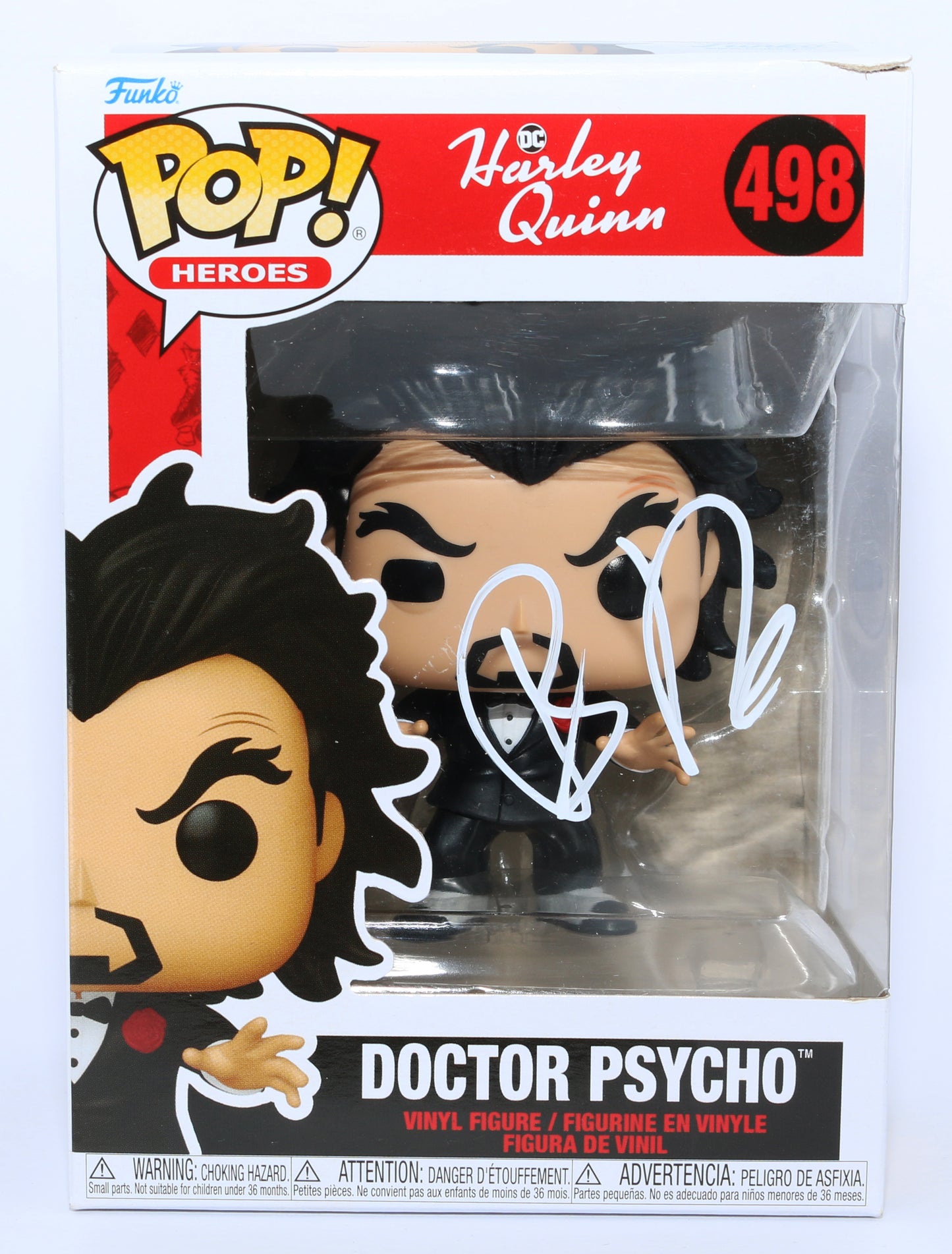 
                  
                    Tony Hale as Doctor Psycho in DC's Harley Quinn Signed Funko POP! #498
                  
                