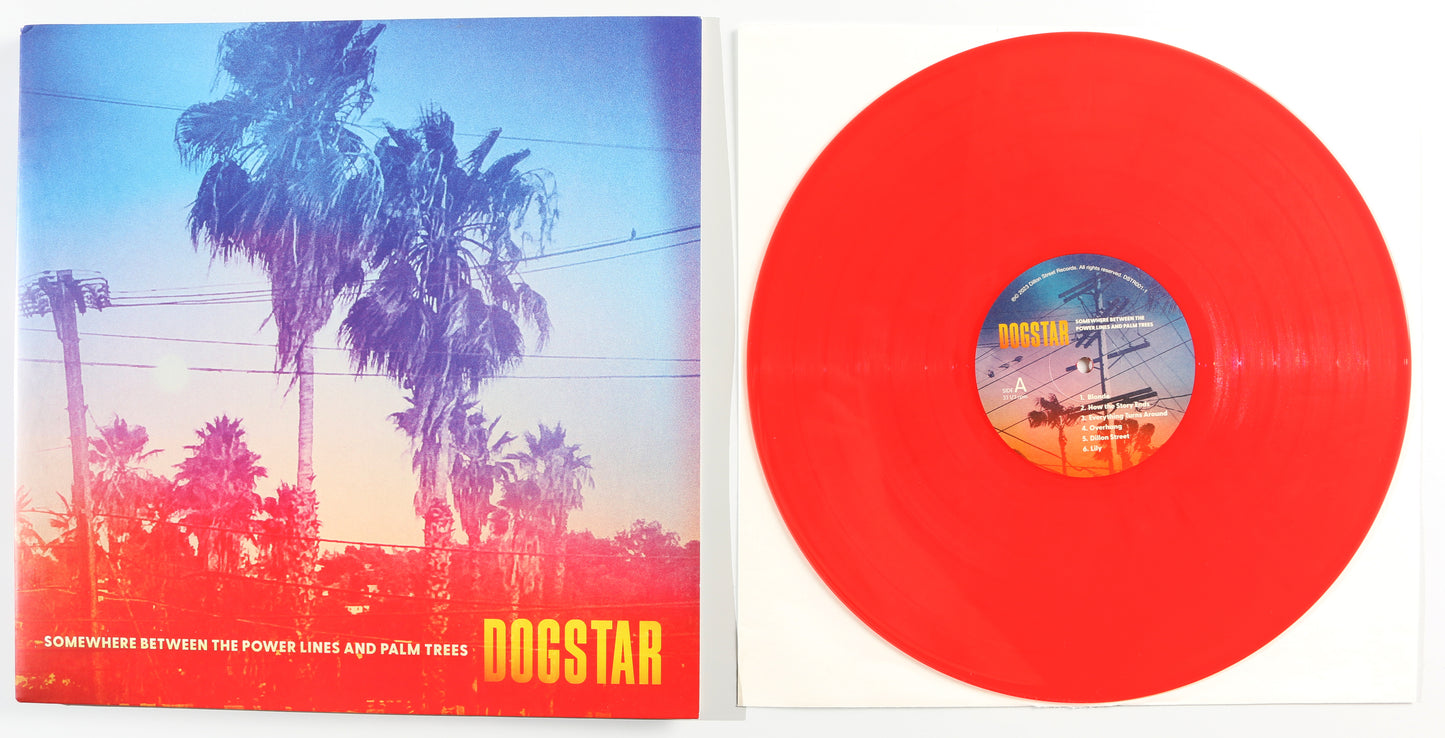 
                  
                    Dogstar: Somewhere Between the Power Lines & Palm Trees LP 12" Vinyl Record Insert Band Signed by Keanu Reeves, Robert Mailhouse, & Bret Domrose
                  
                