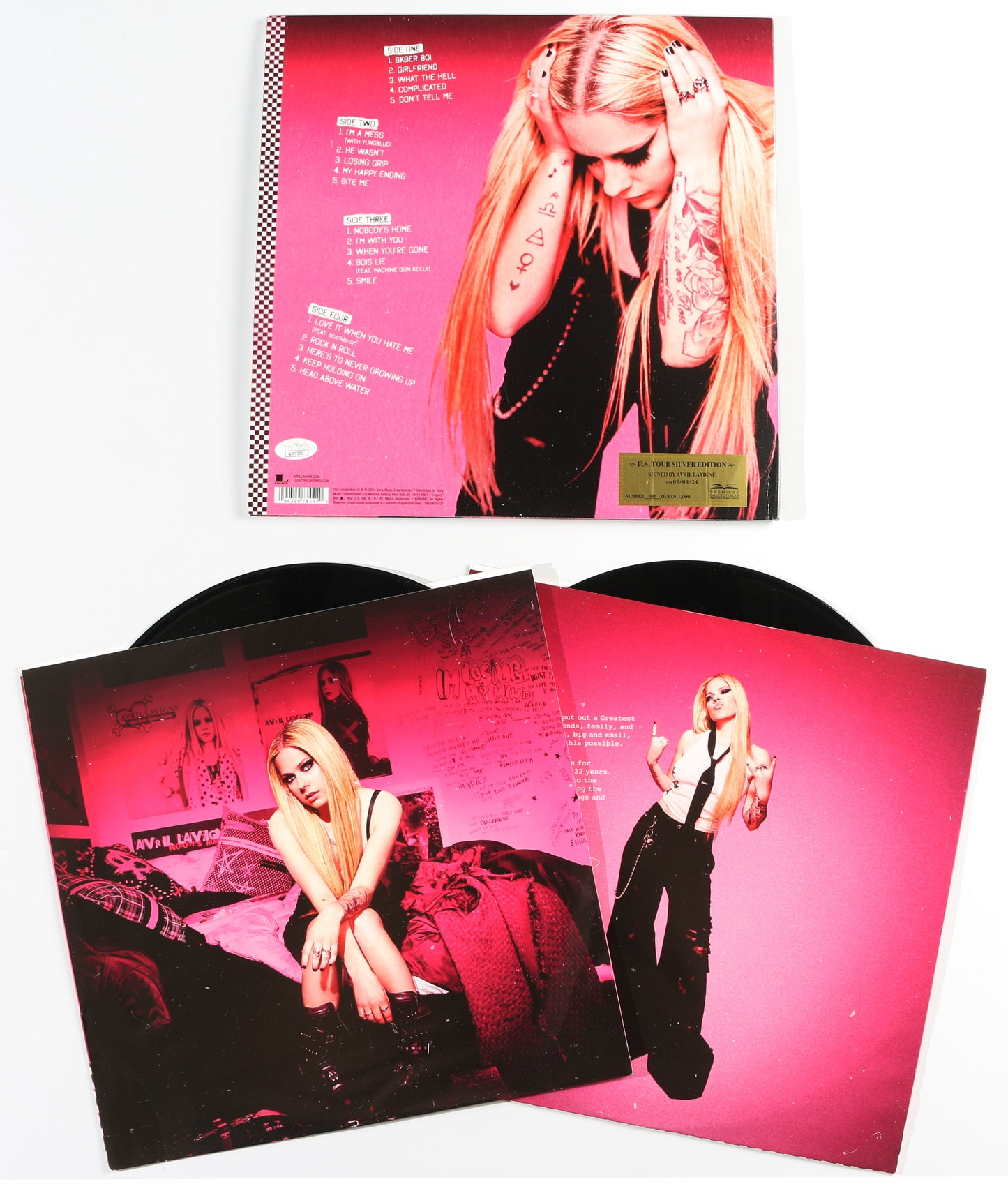 
                  
                    Avril Lavigne Greatest Hits (JSA) LP 12" Vinyl Record Signed by Avril Lavigne
                  
                
