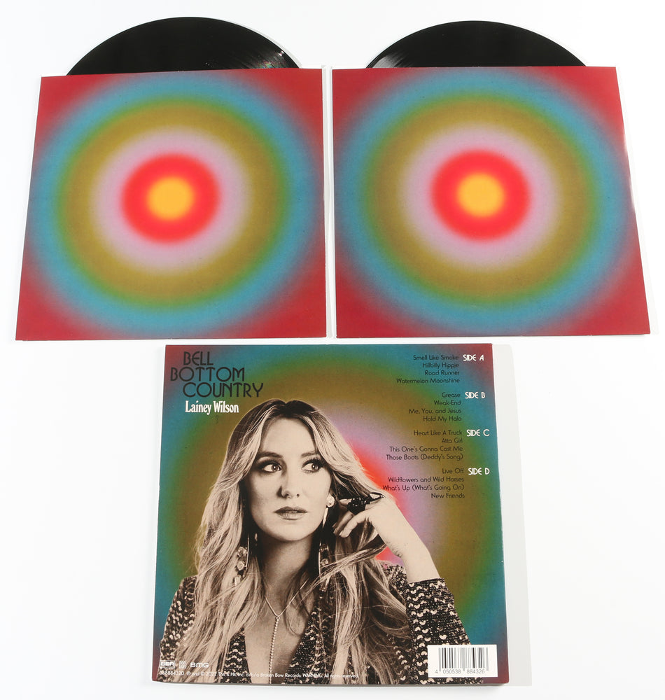 
                  
                    Bell Bottom Country 12" Vinyl LP Record Signed by Country Singer Lainey Wilson
                  
                