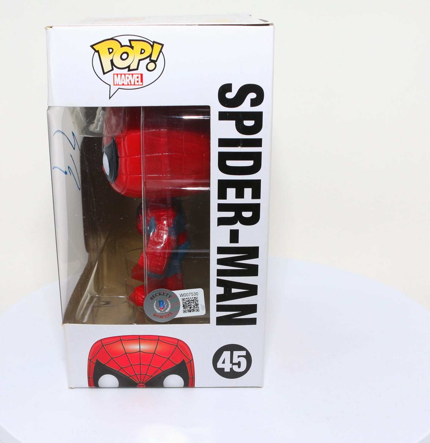 
                  
                    Andrew Garfield as Spider-Man in The Amazing Spider-Man 2 (Beckett Witnessed) Signed Funko POP! #45
                  
                