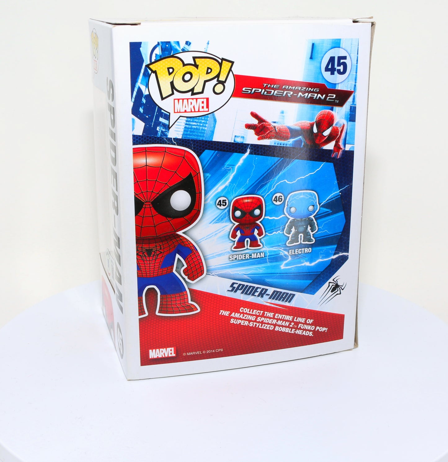 
                  
                    Andrew Garfield as Spider-Man in The Amazing Spider-Man 2 (Beckett Witnessed) Signed Funko POP! #45
                  
                
