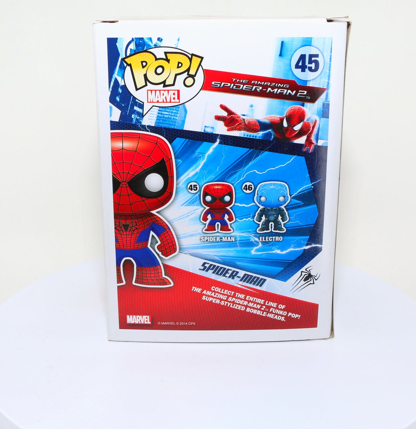 
                  
                    Andrew Garfield as Spider-Man in The Amazing Spider-Man 2 (Beckett Witnessed) Signed Funko POP! #45
                  
                