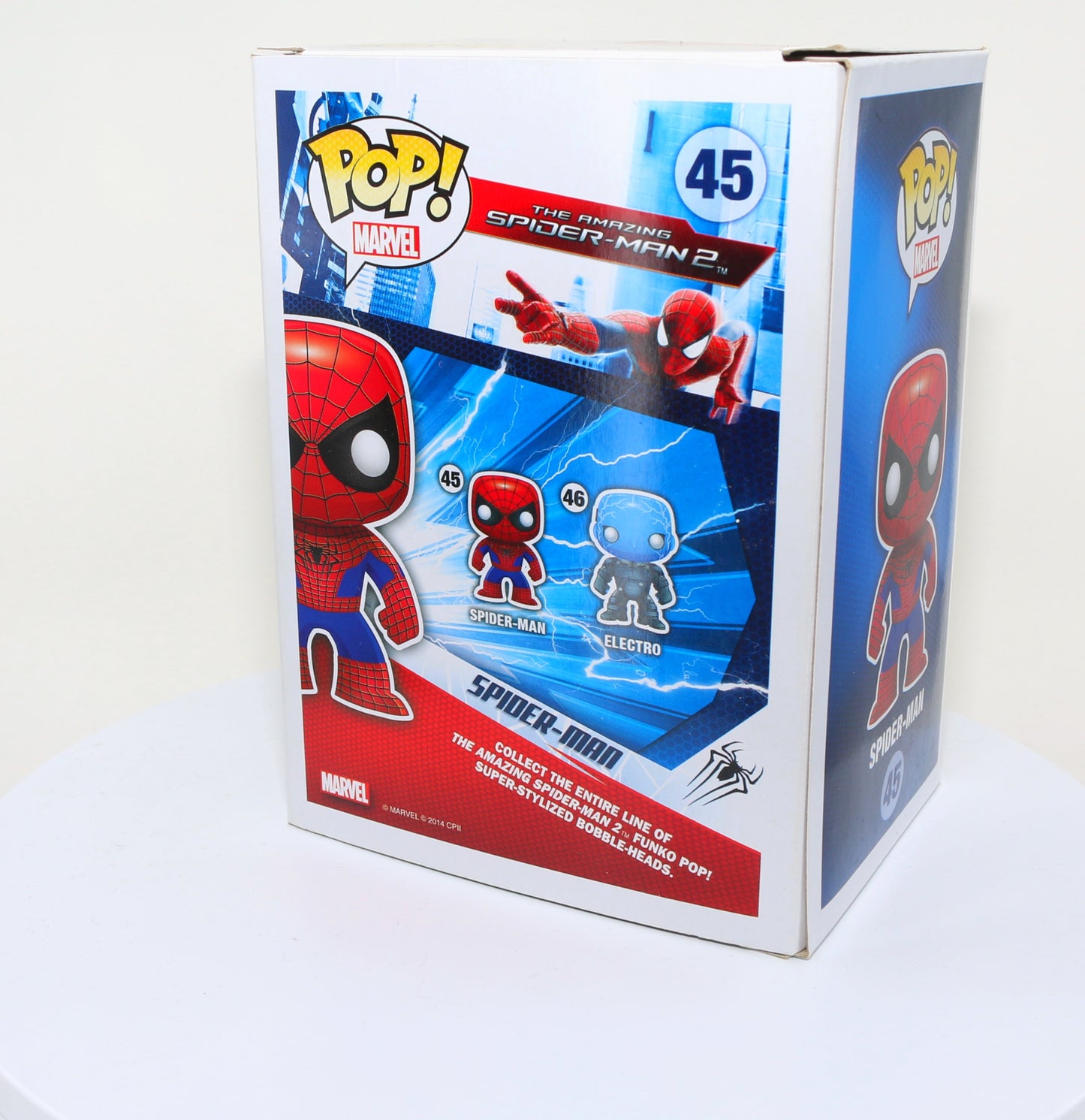 
                  
                    Andrew Garfield as Spider-Man in The Amazing Spider-Man 2 (Beckett Witnessed) Signed Funko POP! #45
                  
                