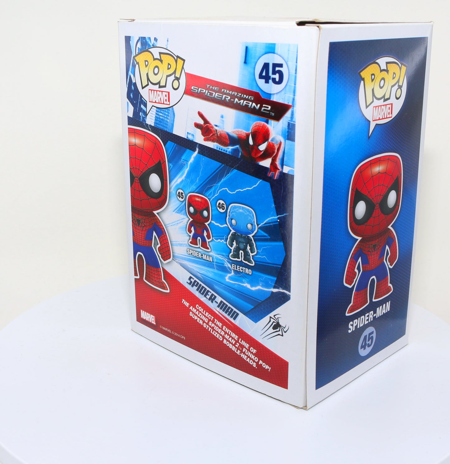 
                  
                    Andrew Garfield as Spider-Man in The Amazing Spider-Man 2 (Beckett Witnessed) Signed Funko POP! #45
                  
                