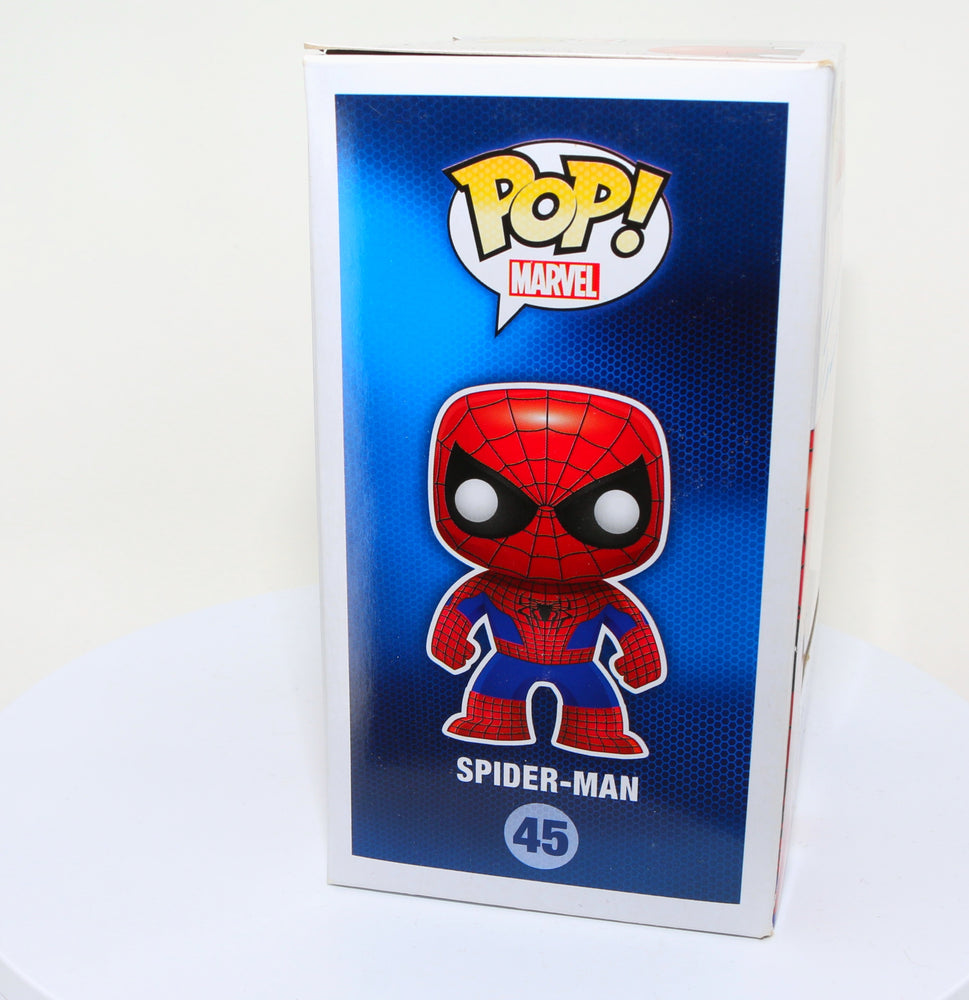 
                  
                    Andrew Garfield as Spider-Man in The Amazing Spider-Man 2 (Beckett Witnessed) Signed Funko POP! #45
                  
                