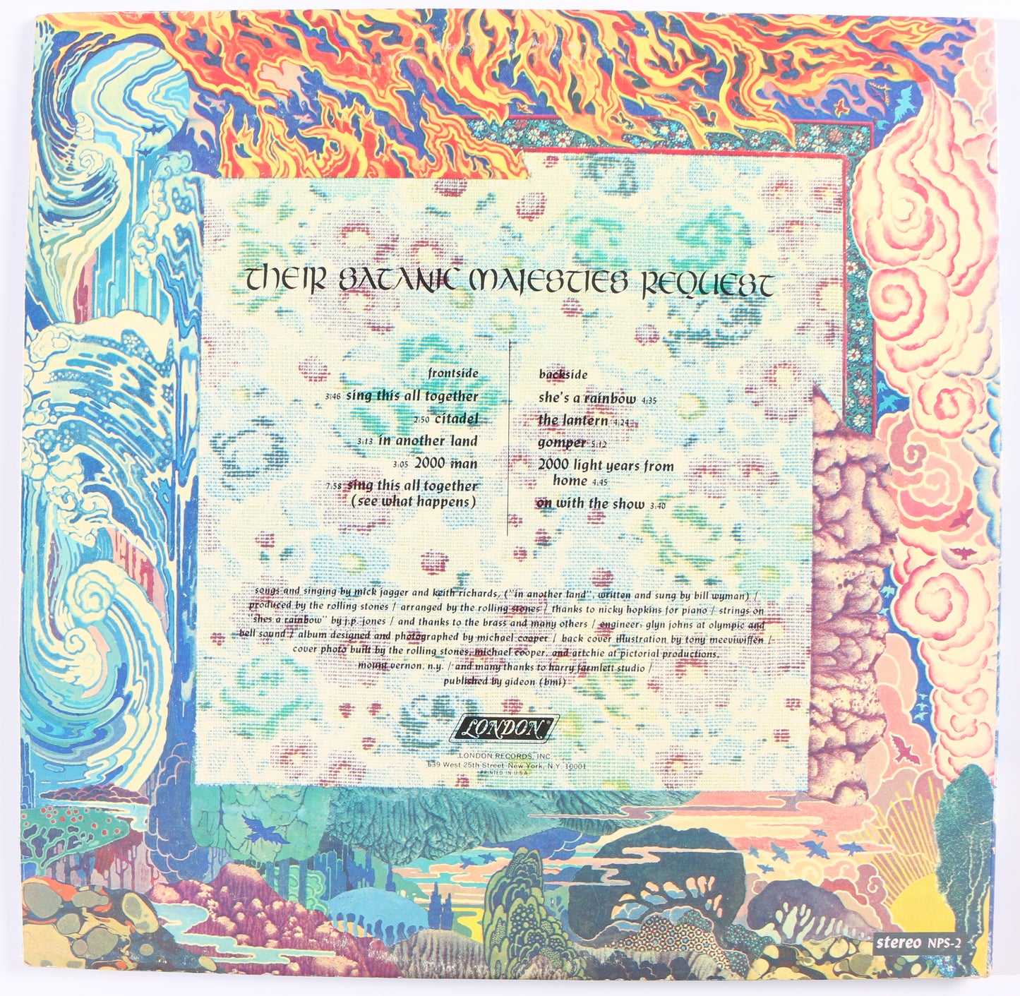 
                  
                    The Rolling Stones: Their Satanic Majesties Request LP 12" Vinyl Record Signed by Charlie Watts
                  
                