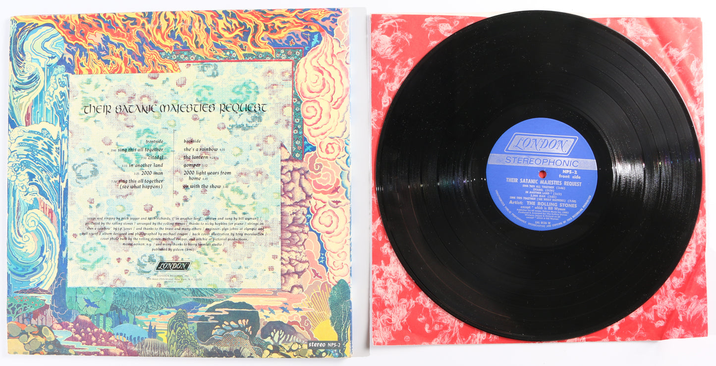 
                  
                    The Rolling Stones: Their Satanic Majesties Request LP 12" Vinyl Record Signed by Charlie Watts
                  
                